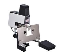 Grapadora de Escritorio eléctrica de Alta Resistencia, máquina de encuadernación de Puntada Plana A3 con Pedal, 9 Niveles de Fuerza, Grosor de encuadernación de 40 Hojas, para Oficina y hogar