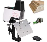 Grapadora de Escritorio eléctrica de Alta Resistencia,máquina de encuadernación de Puntada Plana A3 con Pedal,Grosor de encuadernación de 2-30 Hojas,9 Niveles de Fuerza,para Oficina y hogar