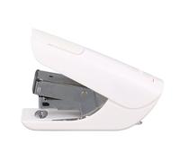 Grapadora de escritorio sin esfuerzo, resistente, capacidad de 40 hojas, ahorro de mano de obra con una sola mano, con quitagrapas para oficina, escuela, hogar, material ABS