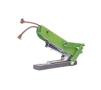 Grapadora de madera con forma de animal, saltamontes de madera, decoración de escritorio de madera verde | Cosedor de escritorio, estatua de estatua para papelería de oficina escolar