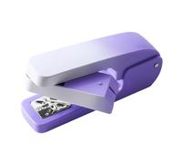 Grapadora de mano negra de alta calidad, grapadora de brazo oscilante resistente, grapadoras de alcance de 12 pulgadas con acceso profundo, herramienta de metal de calidad, grapadoras de escritorio