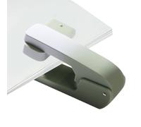 Grapadora de mano negra de alta calidad, grapadora de brazo oscilante resistente, grapadoras de alcance de 12 pulgadas con acceso profundo, herramienta de metal de calidad, grapadoras de escritorio