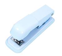 Grapadora de oficina Grapadora de escritorio ergonómica de metal sin esfuerzo Gran capacidad 60 mm de profundidad para oficina Escuela Estudiantes Maestros Dormitorio Construcción (azul cielo)