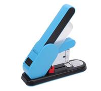 Grapadora de papel de escritorio resistente con capacidad de 130 hojas y profundidad de alimentación ajustable - Grapadora manual con de carga frontal y deflector antipellizcos