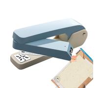 Grapadora de sillín - Abrazadera manual, junta de hojas | Mango ajustable de largo alcance, máquina de encuadernación, soporte de papel, enseñanza, profesor, suministros de proyectos, aula, escritorio