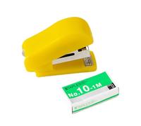 Grapadora de viaje para mini papelería escolar portátil | Grapadora con grapa para estudiantes trabajadores de oficina | Metal PP, 13 g, 1.5 x 1.5 x 0.6 pulgadas, niños adultos, tareas escolares
