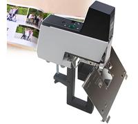 Grapadora eléctrica automática de sillín, diseño de pedal rápido, une de 2 a 50 hojas, grosor ajustable, 1-9 niveles de intensidad para encuadernación plana y de sillín