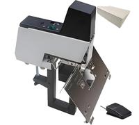 Grapadora eléctrica automática para puntada de sillín y encuadernación plana lateral, operación de pedal, adecuada para libros, manuales y documentos en la oficina o imprenta