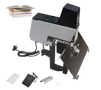 Grapadora Eléctrica, Automática, Rápida, de Alta Capacidad, Plana y de Montura, 1-9 Niveles de Intensidad, Grosor Ajustable, Máquina de Encuadernación de Libros de 100mm, 2-40 Hojas