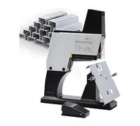 Grapadora Eléctrica De Doble Cabezal 2025 Pro,Banco De Trabajo De 44 Cm+Pedal,Control De Fuerza De 9 Velocidades|Encuadernadora De Folletos Para Grapas 23/6, 23/8, 24/6 Y 24/8 Singlehead