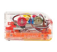 GRAPADORA ELECTRICA Q-CONNECT PLASTICO TRANSPARENTE MECANISMO DE COLORES CAPACIDAD 20 HOJAS USA GRAPAS