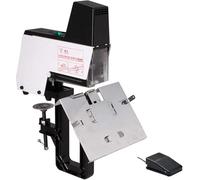Grapadora eléctrica rápida plana/con asiento,Encuadernadora automática de escritorio de 9 velocidades,Con pedal,Profundidad de grapado: 100 mm,Grosor de encuadernación: 2-30 hojas