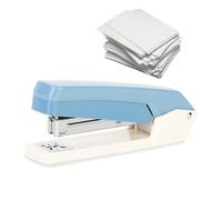 Grapadora giratoria de brazo oscilante, grapadora de escritorio resistente, antiatascos, capacidad de 50 hojas, suministros de encuadernación para escuela, aula, construcción, embalaje de manualidades
