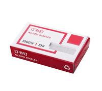 Grapadora grapadora, grapas de papel metálicas planas y resistentes para oficina, escuela, escritorio, caja de 1000 piezas