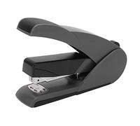 Grapadora Jxngery de 20 hojas de capacidad, 100 pines, gran capacidad, ahorro de mano de obra, grapadora portátil con mango ergonómico para escritorio de oficina (5652 gris oscuro (negro))