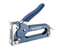 Grapadora Manual Industrial Metálica Profesional LICOTA - Uso en Tapicería, Carpintería, Bricolaje y Decoración - Cuerpo de Acero Reforzado, Mango Ergonómico + 30 Grapas Incluidas (4-8 MM)