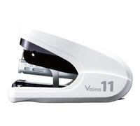 Grapadora Manual MAX Vaimo 11 FLK con grapado plano, blanca.