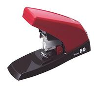 Grapadora Manual MAX VAIMO 80 VFL con grapado plano, roja