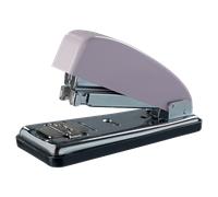 Petrus 624403 - Grapadora Metálica Oficina Mod. 226 Retro, Capacidad 30 Hojas, Tecnología Impacto Directo Patentada, Carga Frontal Automática, Grapado Cerrado, Abierto, Clavado, Color Strawberry Cream