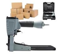 Grapadora neumática de sellado de cartón, profundidad de grapa ajustable y tensión con corona de 35 mm, para embalaje de cartón y caja de plástico