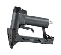 Grapadora neumática profesional para tapicería Pistola neumática de aire for marcos de fotos, clavadora P515, clavos de 5 Mm de ancho x 15 Mm de largo for marco de fotos, marco de espejo