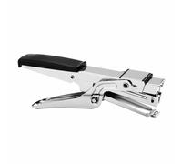Grapadora Oficina Grapadoras Pequeña 10 Hojas Con Grapas Metal Gran Capacidad Manuales Manual Portátil Manual Profundidad De Inserción Del Papel 50 Mm (Black,155x40mm)