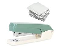 Grapadora oscilante de brazo largo - Herramienta de encuadernación de escritorio ABS de 6,1 pulgadas | Accesorio de oficina antiatasco de 360 grados para aulas escolares, manualidades en el hogar y