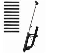 Grapadora para calefacción por suelo radiante, 90 cm, soporte para tubos con 500 agujas de grapadora, para tubos de 16 - 20 mm de diámetro, grapas de 40 - 60 mm