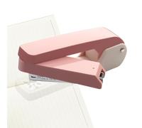 Grapadora para folletos - Encuadernadora de papel plegable, grapadora de escritorio, herramienta para fijar varias hojas, equipo de oficina, papelería manual | Grapadora de documentos para compilación