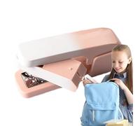 Grapadora para libros, grapadora educativa robusta con brazo giratorio, accesorios ergonómicos antideslizantes, suministros de gran capacidad para la escuela casa oficina