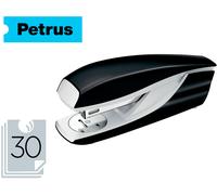Grapadora Petrus 635 Wow Negra Metálica Capacidad 30 Hojas - PETRUS