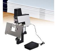 Grapadora Rápida Automática Eléctrica 106, Grapadora de Sillín Automática de Alta Resistencia, Grapadora de Sillín Eléctrica con 9 Niveles de Intensidad Ajustables y Pedal. 220V