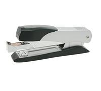 Grapadora SAX 140 de carga frontal, para hasta 45 hojas, fabricada en metal robusto, diseño moderno y elegante, dos tipos de grapado, compatible con varias grapas