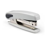 Grapadora SAX, para 10 hojas, para grapas del nº 10, gris, clavado y adhesión cerrada, material robusto y estable, diseño elegante y moderno