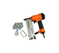 vidaXL Grapadora Neumática 2 en 1 de 8 Bar Naranja Pistola de Clavos de Aire