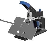 Grapadora y plegadora de folletos, grapadora manual de alta resistencia con capacidad for 60 hojas, profundidad de papel ajustable, grosor máximo de 6 mm, for encuadernación en casa