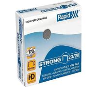 Grapas 20mm no.23 rápidos, caja de 1000