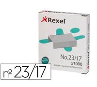 Rexel 2101052 - Caja 1000 grapas 23/17 galvanizadas