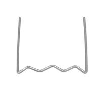 Grapas calientes precortadas PolyGen, 0,6 mm de diámetro, paquete de 100 piezas, material de acero inoxidable para soldadura de plástico en kits de reparación de parachoques de (Roundabout corrugated