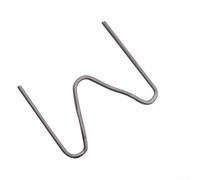 Grapas de acero inoxidable de 100 piezas para parachoques de coche, kit de reparación de soldador de plástico con tamaños de 0,6 mm y 0,8 mm en estilos de onda plana y esquina para fusionar ABS de PVC
