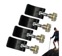 Grapas De Bloqueo para Bastones De Senderismo,Repuesto De Seguro para Bastón De Trekking - Clip De Sujeción con Tuercas para Actividades Outdoor Camping Escalada Y Senderismo