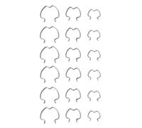 Grapas de Conexión para Enfriador de Transmisión,18 Piezas para Reparar Fuga de Refrigerante,Clips Sueltos para Líneas de Enfriador de Transmisión | Para Mantenimiento Del, Entusiastas, Propietarios,