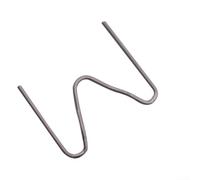 Grapas de grapadora en caliente, 100 piezas de 0,6/0,8 mm de acero inoxidable para parachoques de coche, reparación de plástico, nailon, PVC, ABS, soldador, herramienta caliente (grapas de esquina