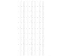 Grapas de jardín tipo U de acero recubierto de zinc, anclaje efectivo al suelo para invernaderos y paños, 100 piezas para una amplia cobertura (15 cm)