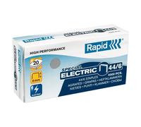 Grapas eléctricas fuertes Rapid 44/6 galvanizadas (5000 unidades)