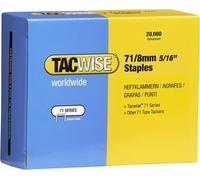 Grapas galvanizadas Tacwise 0368 tipo 71/8 mm, 20.000 piezas