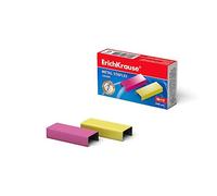 Grapas marca ERICHKRAUSE modelo Erichkrause Grapas de Colores ?10-1000 Grapas - Alambre de Acero de Alta Calidad - Resistencia Mejorada - Resistente a La Corrosion