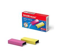 Grapas marca ERICHKRAUSE modelo Erichkrause Grapas de Colores ?24/6-1000 Grapas - Alambre de Acero de Alta Calidad - Resistencia Mejorada - Angulo Agudo para Engrapado Facil - Resistente a La Segmen