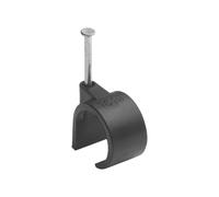 Grapas Para Cable Ø 16 A 19 Mm Negro Bolsa De 25