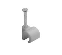 Grapas Para Cable Ø 4 A 7 Mm Gris Bolsa De 50